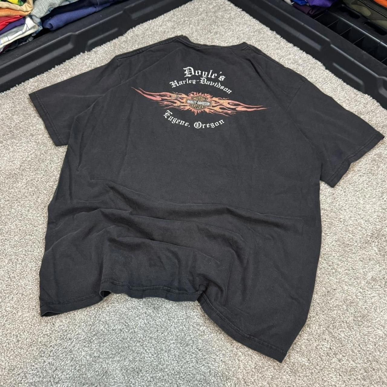 Harley Davidson × Vintage VTG 90s Made in USA Faded Harley Davidson T Shirt Size US L / EU 52-54 / 3 - 4 Thumbnail