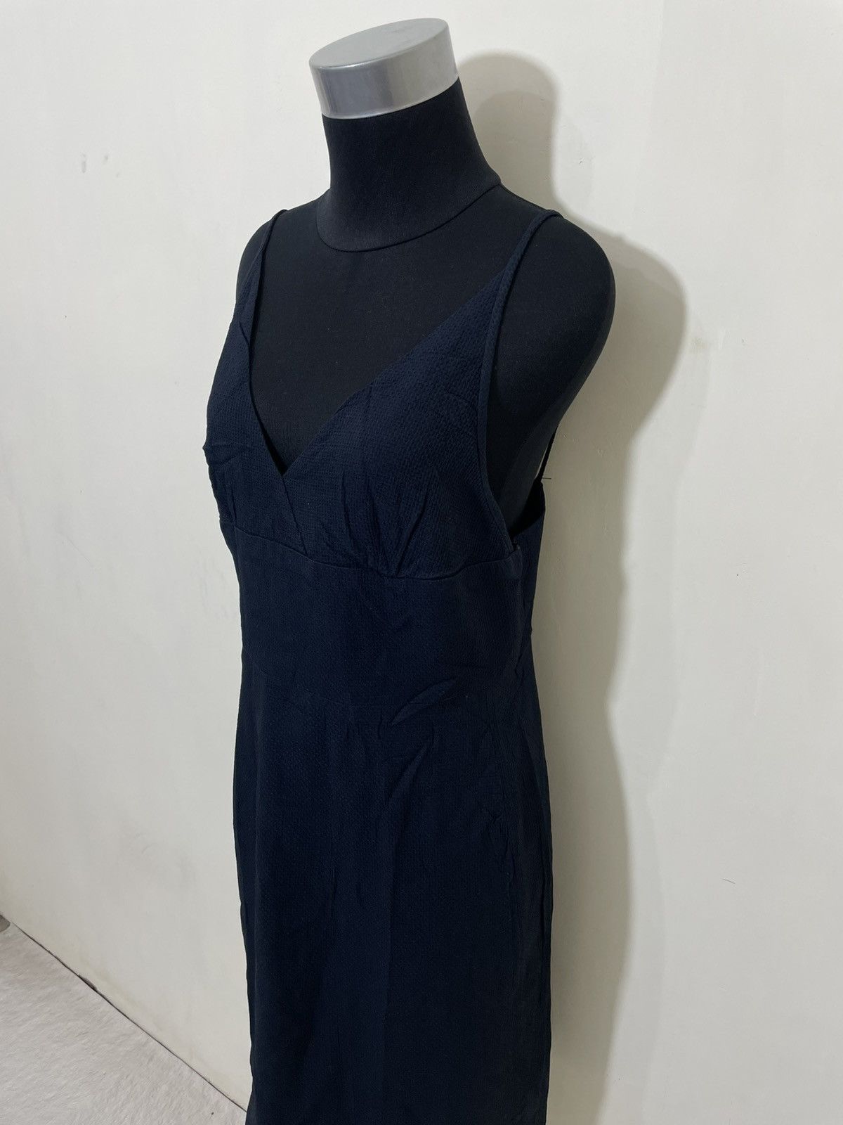 Chanel Chanel Black Silk Sheer Maxi Slip V-Neck Dress Hysteric Loro Size M / US 6-8 / IT 42-44 - 3 Thumbnail