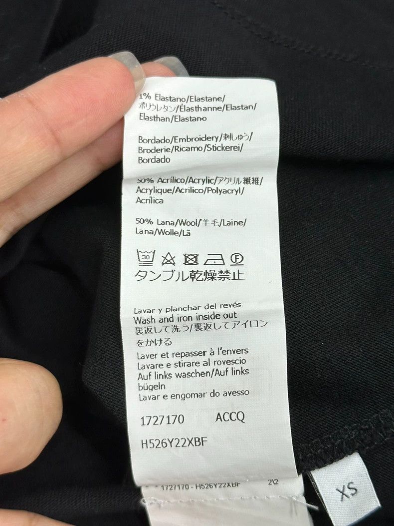 Loewe LOEWE Black letter color embroidered logo short sleeve T-s Size XS / US 0-2 / IT 36-38 - 6 Thumbnail