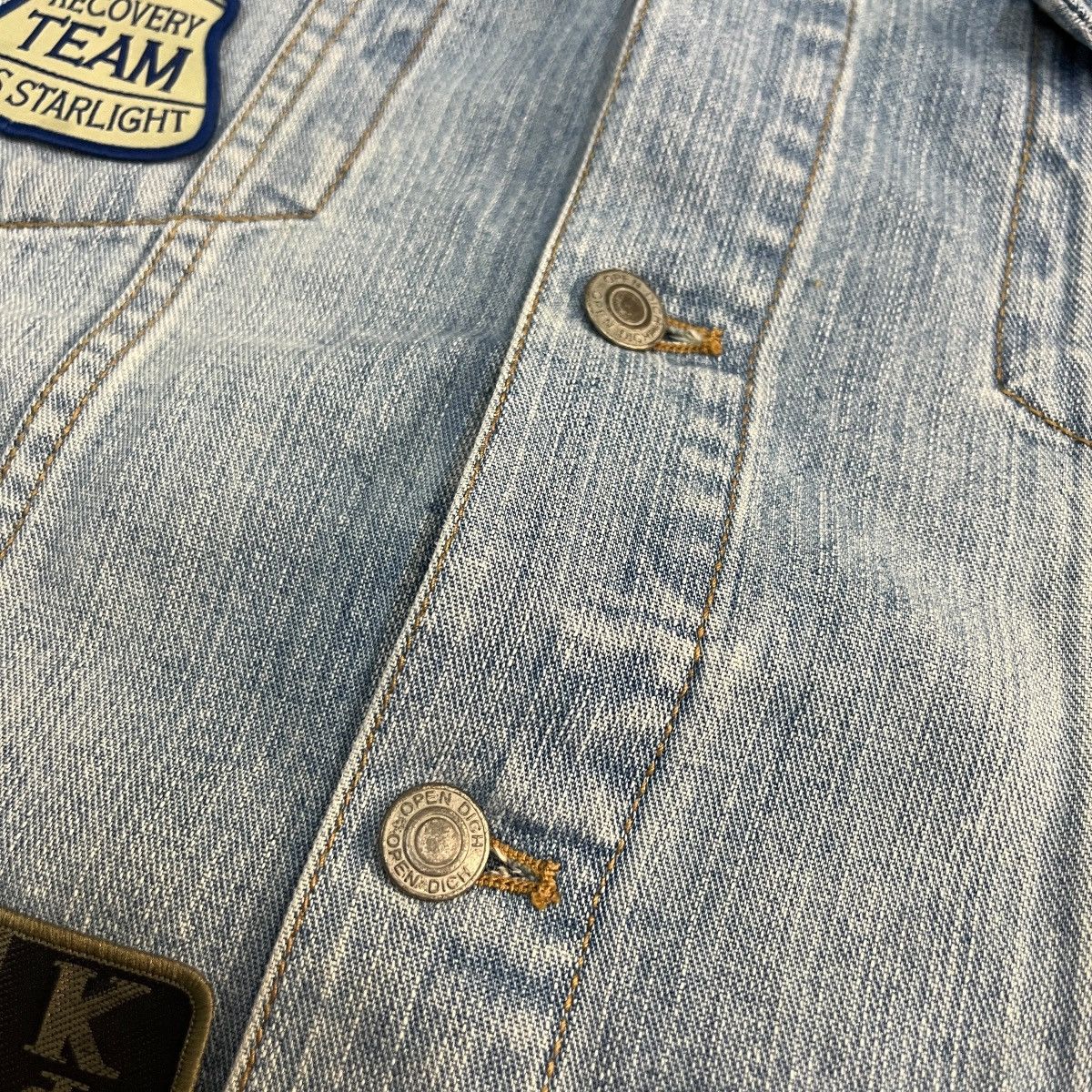 Japanese Brand Union Made Denim Blue Trucker Jacket with Patch Size US L / EU 52-54 / 3 - 6 Thumbnail