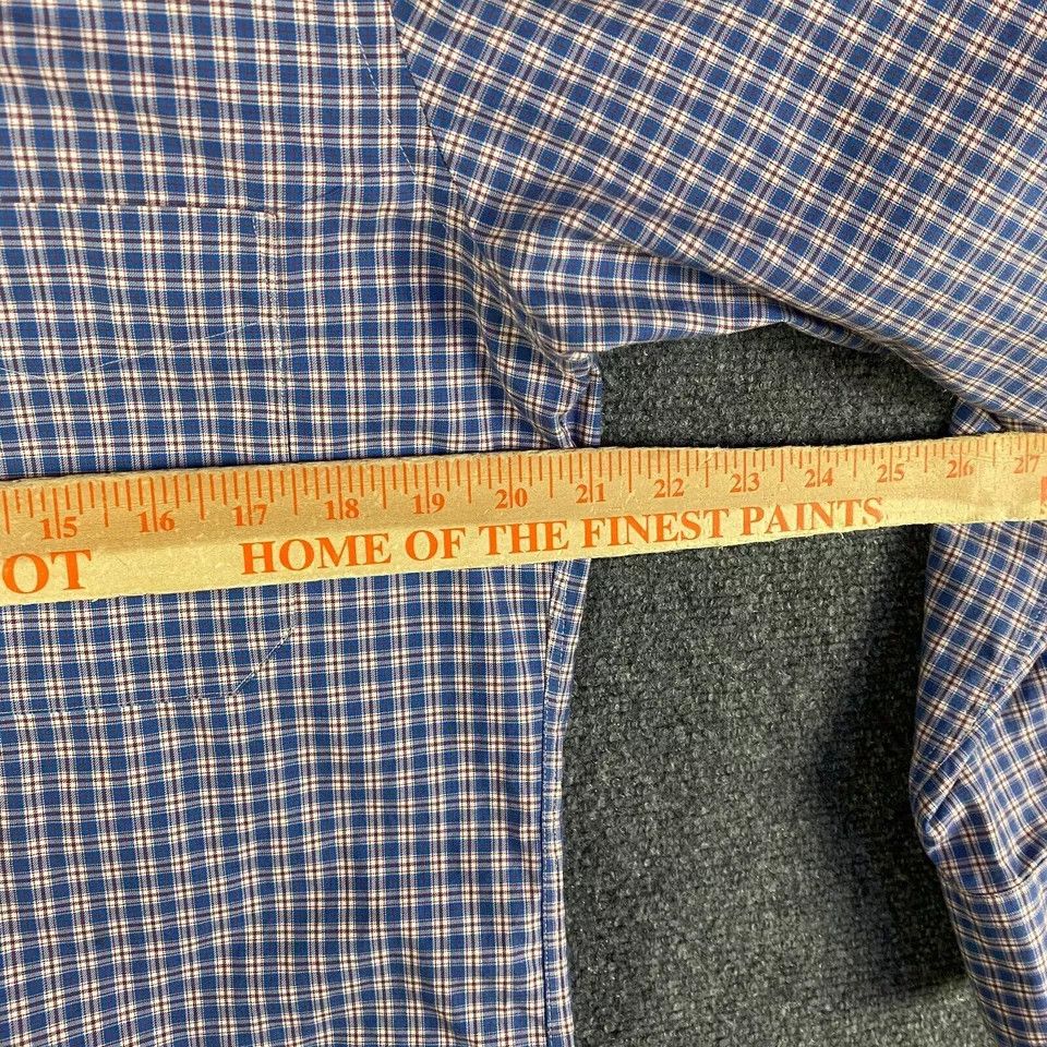 David Donahue David Donahue Shirt Men's M Button Down Plaid Long Sleeve Size US M / EU 48-50 / 2 - 5 Thumbnail