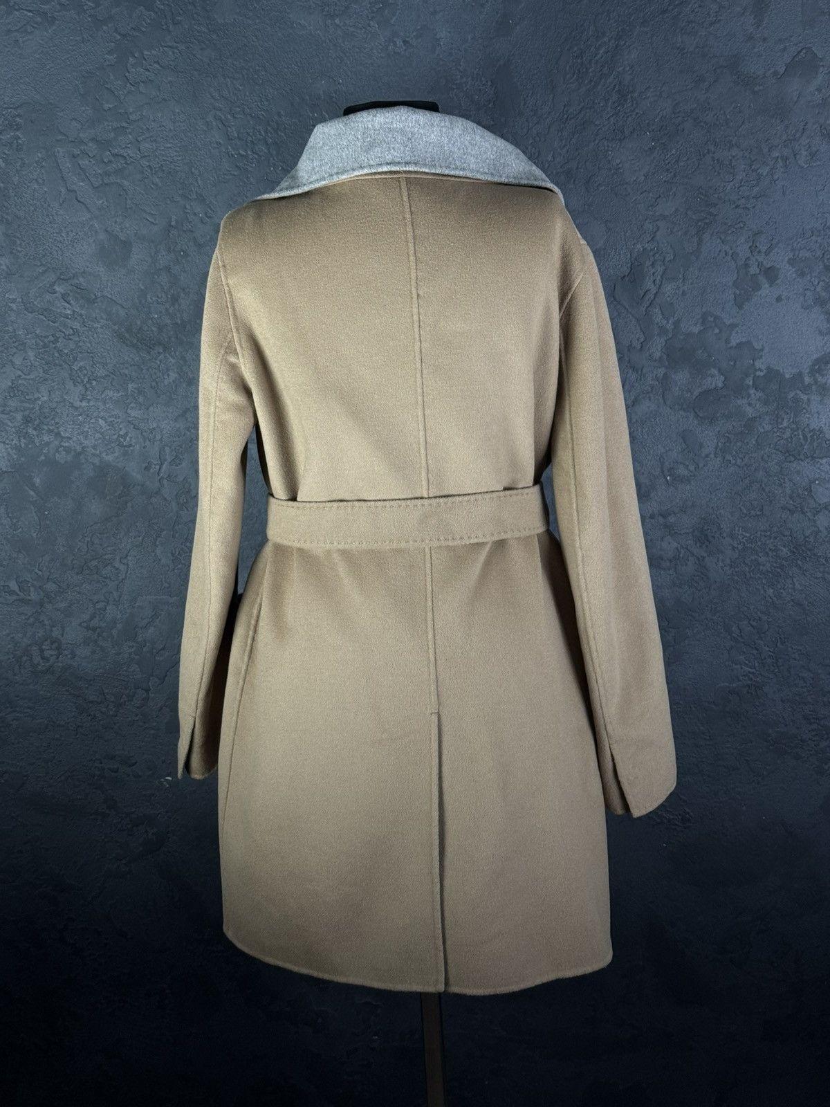 Weekend Max Mara Max Mara Cucito A Mano Wool Long Coat Belted Reversible Size XL / US 12-14 / IT 48-50 - 8 Thumbnail