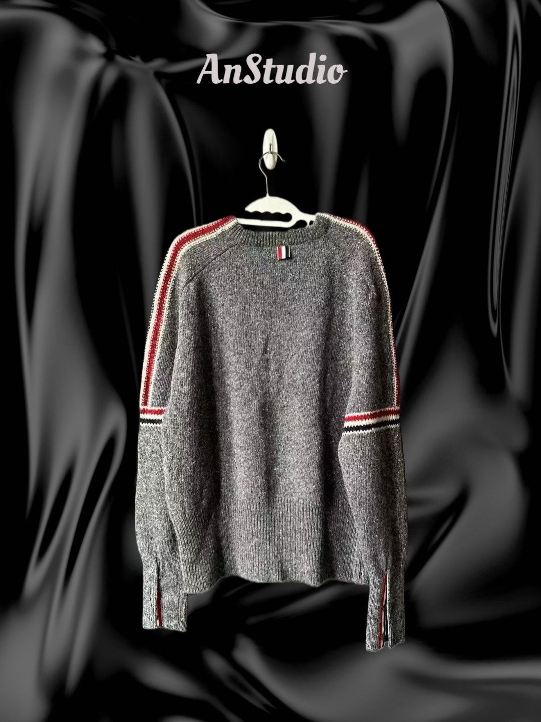 Thom Browne Thom Browne Striped Wool and Mohair Blend Sweater Pullover Size US L / EU 52-54 / 3 - 2 Thumbnail