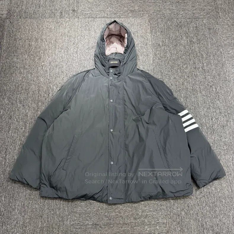 Thom Browne Thom Browne Four-Stripe Down Jacket Size US XXL / EU 58 / 5 - 1 Thumbnail