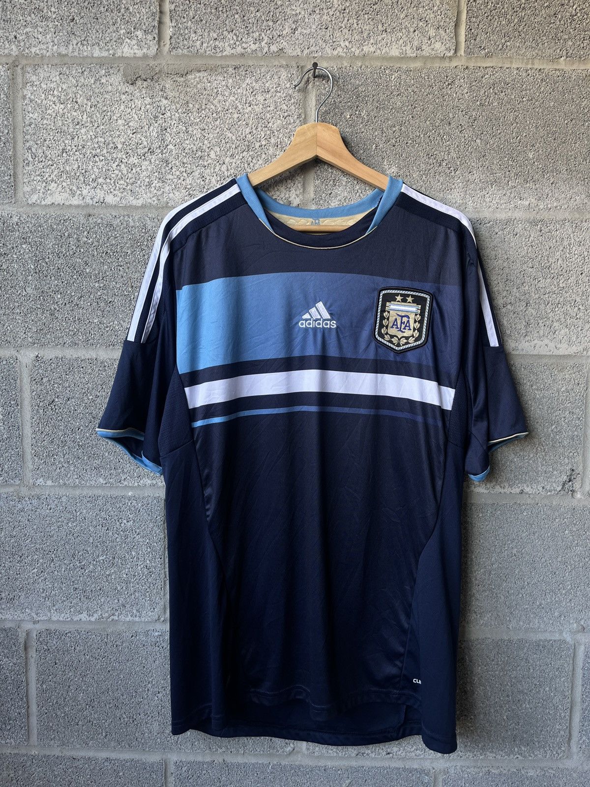 Adidas × Vintage Vintage Adidas Messi Argentina National Team Futbol Jersey Size US L / EU 52-54 / 3 - 1 Thumbnail