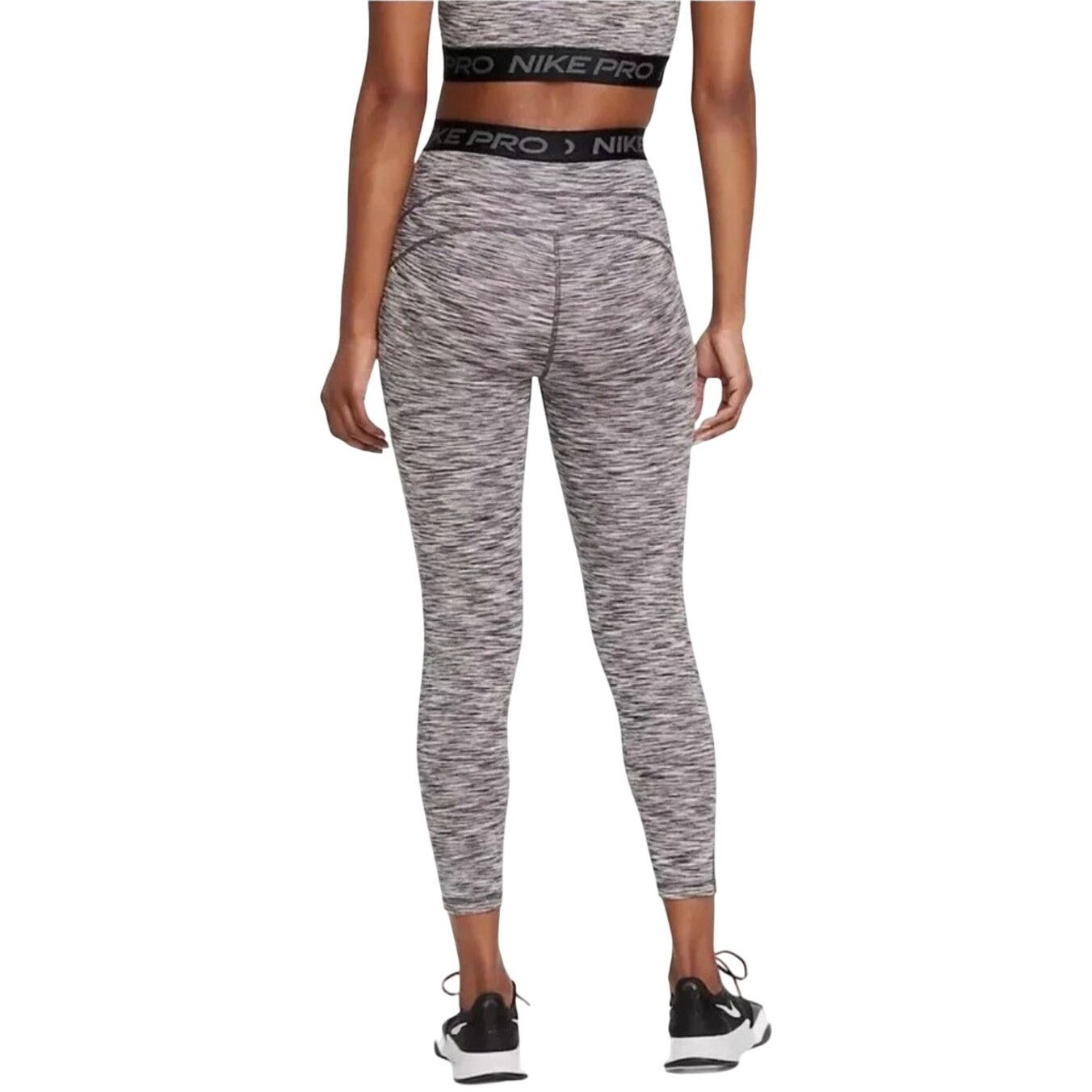 Nike Nike Pro Fitted Space-Dyed Cropped Leggings, Size S Size 27" / US 4 / IT 40 - 2 Thumbnail