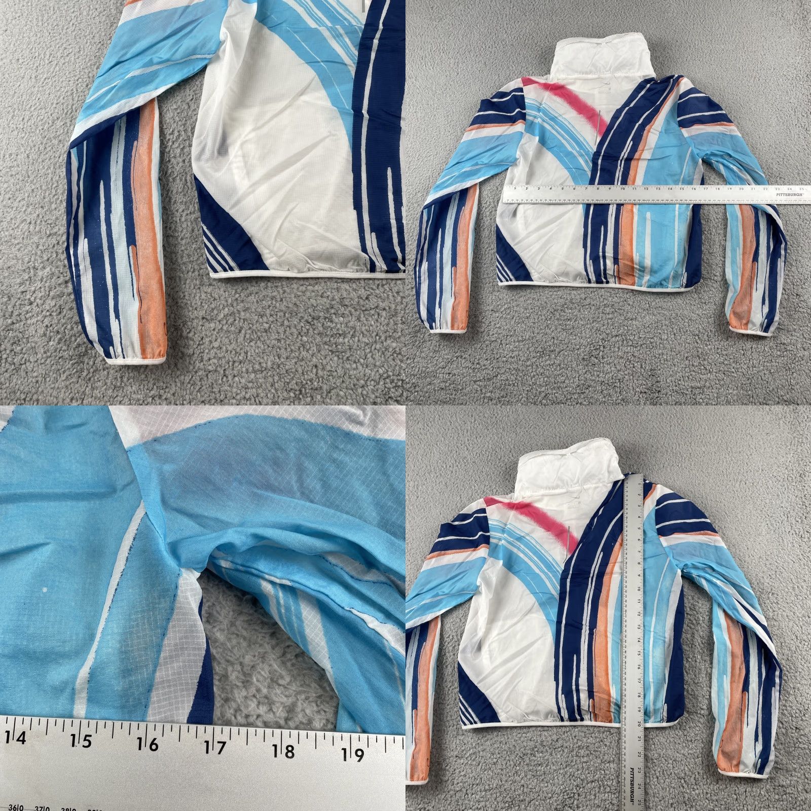 Nike Nike Women’s Small Rain Coat Windbreaker Jacket White Pocket Hoodie Size S / US 4 / IT 40 - 10 Thumbnail
