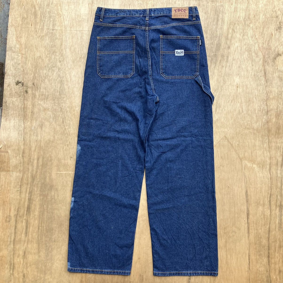 Designer YOUTH BATH WIDE WRESTLER WASH DENIM Size US 35 - 8 Thumbnail