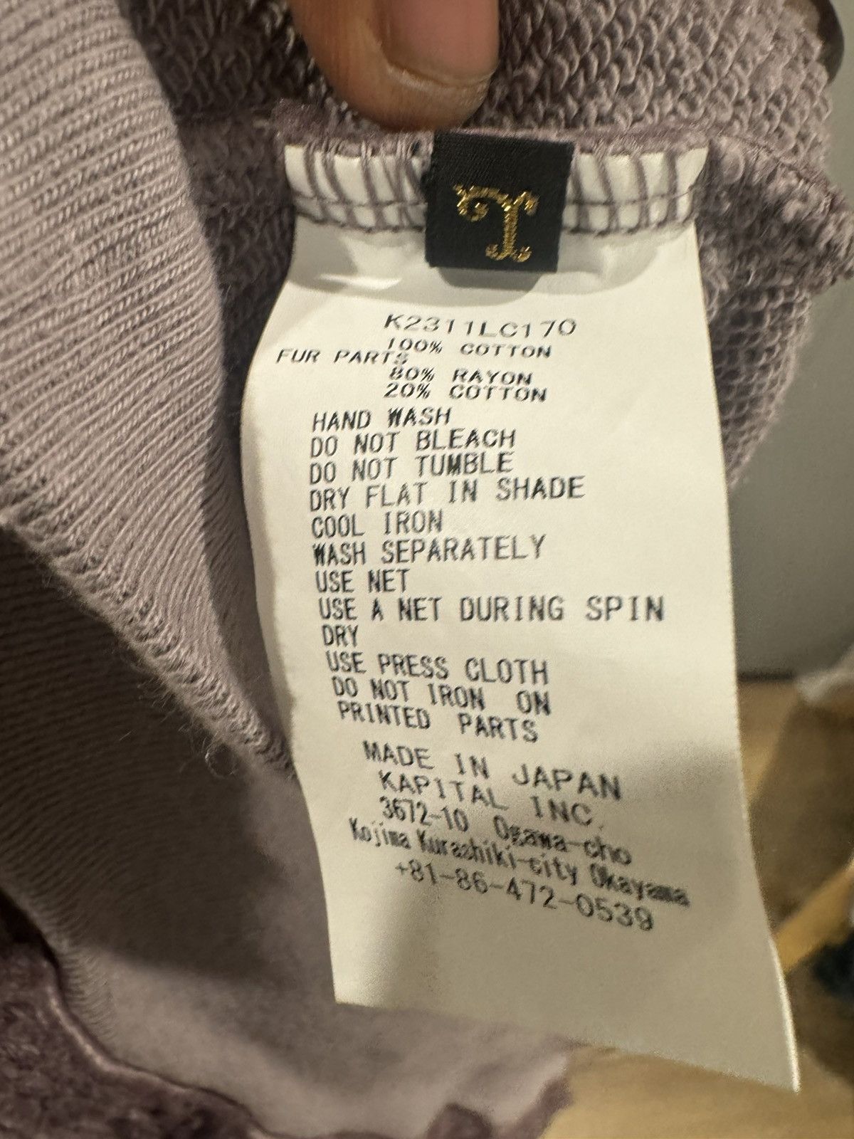 Kapital Kapital Fur Kountry Sweatshirt Size US L / EU 52-54 / 3 - 3 Thumbnail