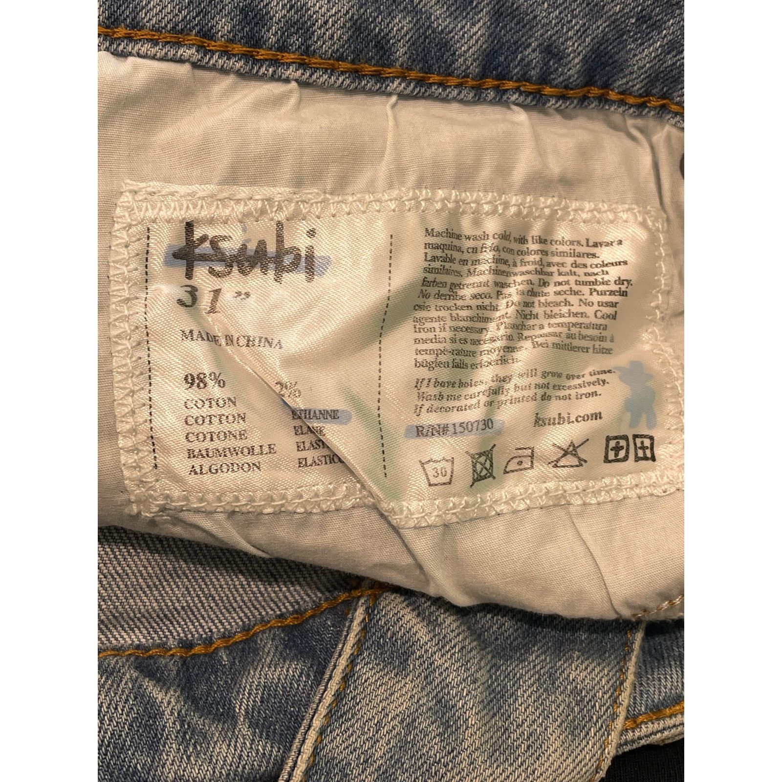 Ksubi Ksubi Light Wash Jeans Size US 31 - 5 Thumbnail