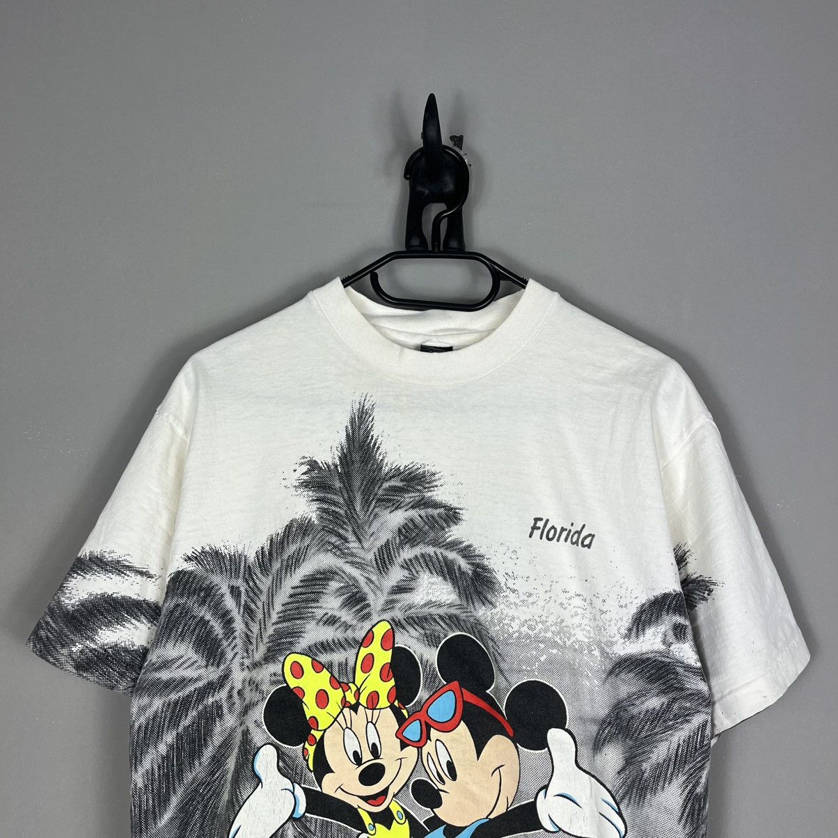 Disney 90’s Mickey Mouse Disney Florida aop funny print t-shirt tee Size US M / EU 48-50 / 2 - 3 Thumbnail