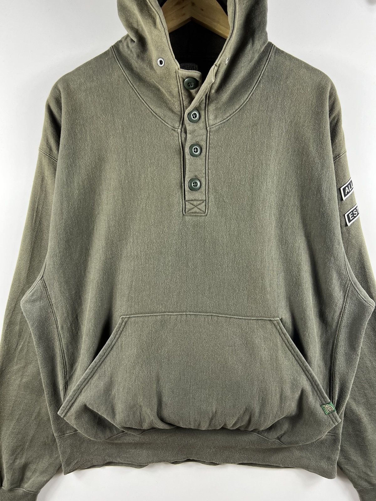 Japanese Brand 🔥 VTG ALL AROUND JAPON MILITARY PULLOVER SWEATSHIRT Size US XL / EU 56 / 4 - 4 Thumbnail