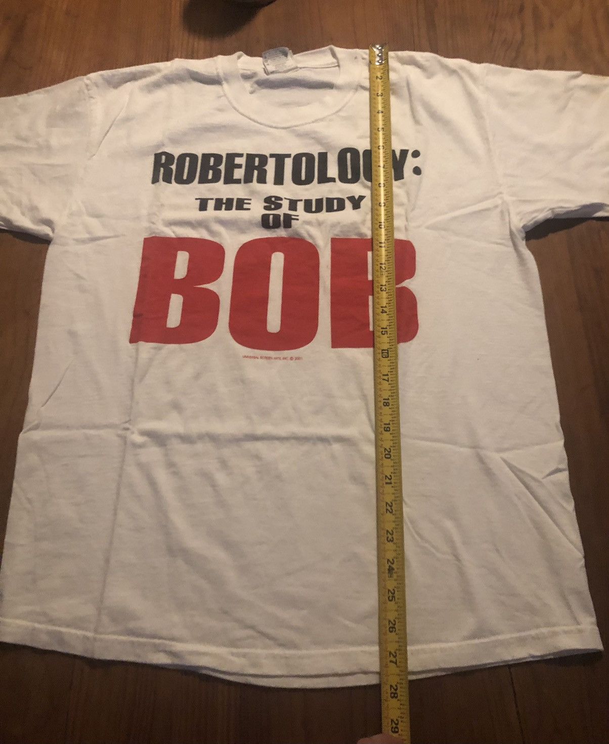Vintage Vintage Y2K “Robertology The Study Of Bob” T Shirt S/L Size US L / EU 52-54 / 3 - 7 Thumbnail