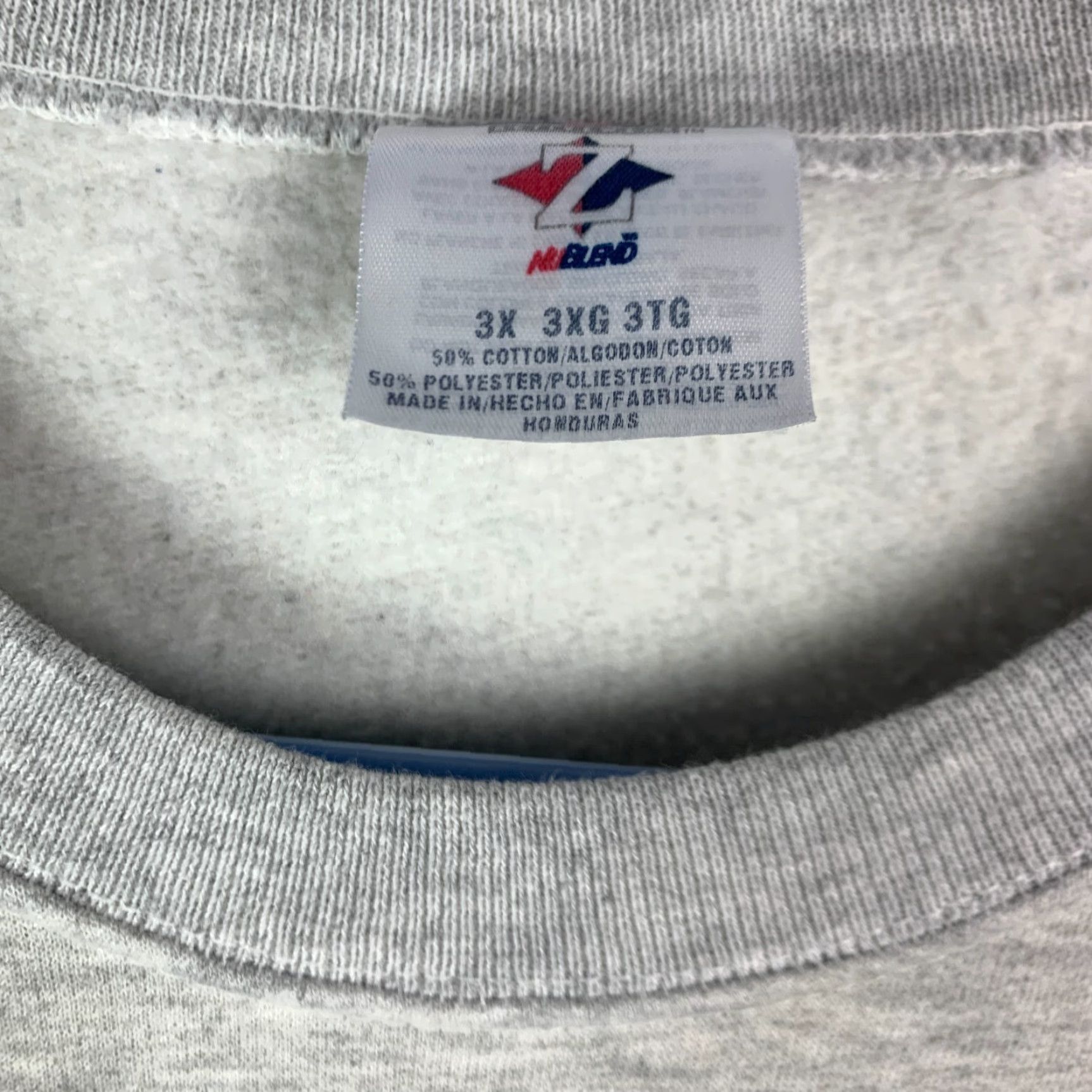Jerzees VINTAGE Jerzees Sweatshirt Round Robin Horseshoe Dart League 3X Gray Cotton Polyester Unisex Adults Sports Mens Womens Size XXL / US 16-18 / IT 52-54 - 3 Thumbnail