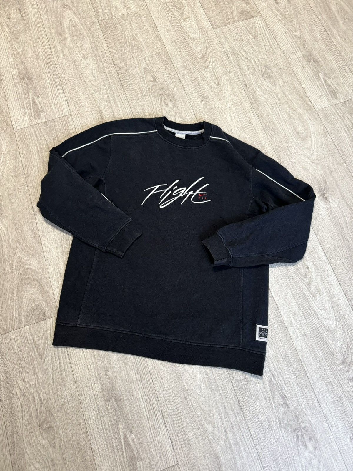 Nike 🔷Vintage Nike Air Flight Sweatshirt🔷 Size US L / EU 52-54 / 3 - 1 Thumbnail