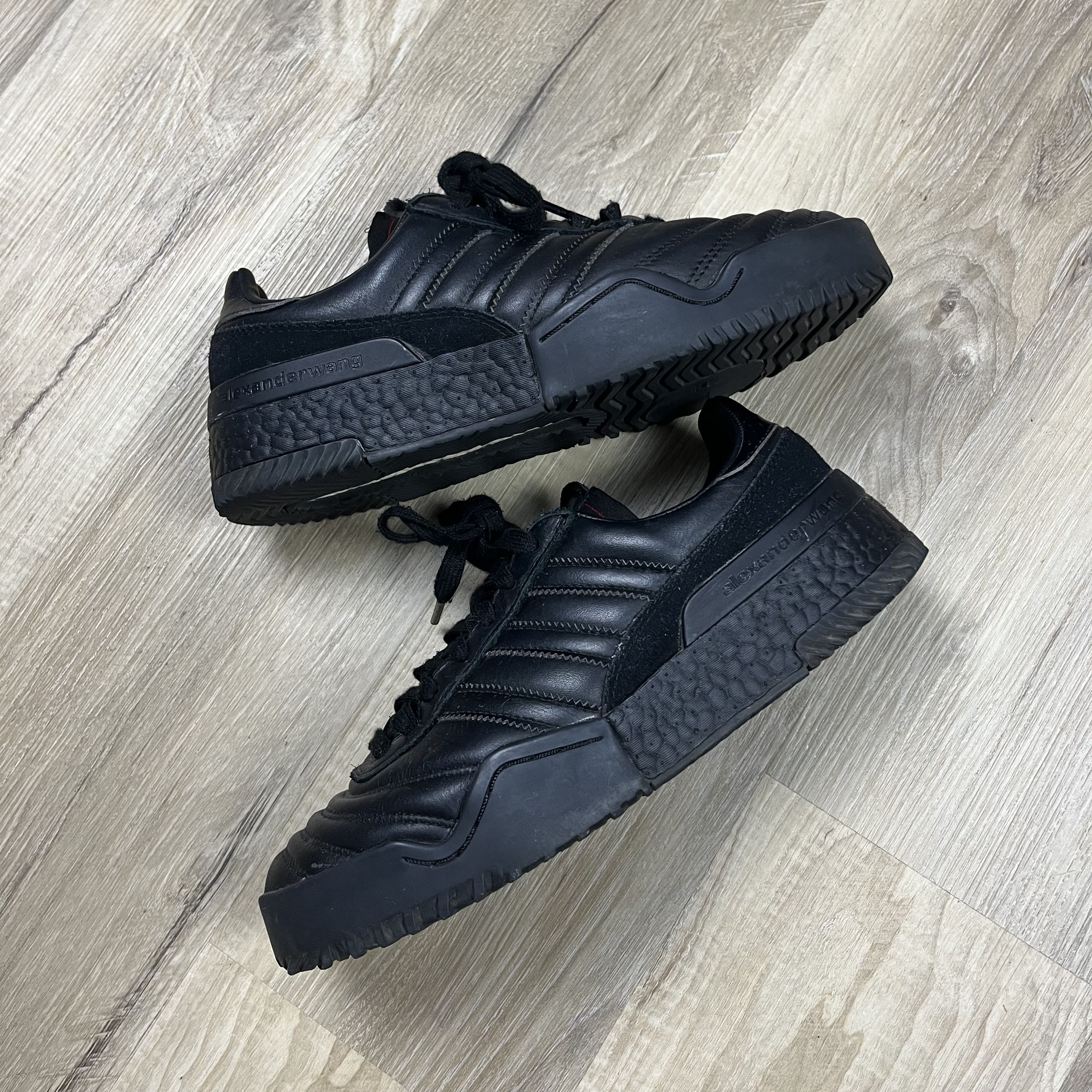Adidas × Alexander Wang Adidas Alexander Wang BBall Soccer Triple Black Size US 6 / EU 39 - 3 Thumbnail