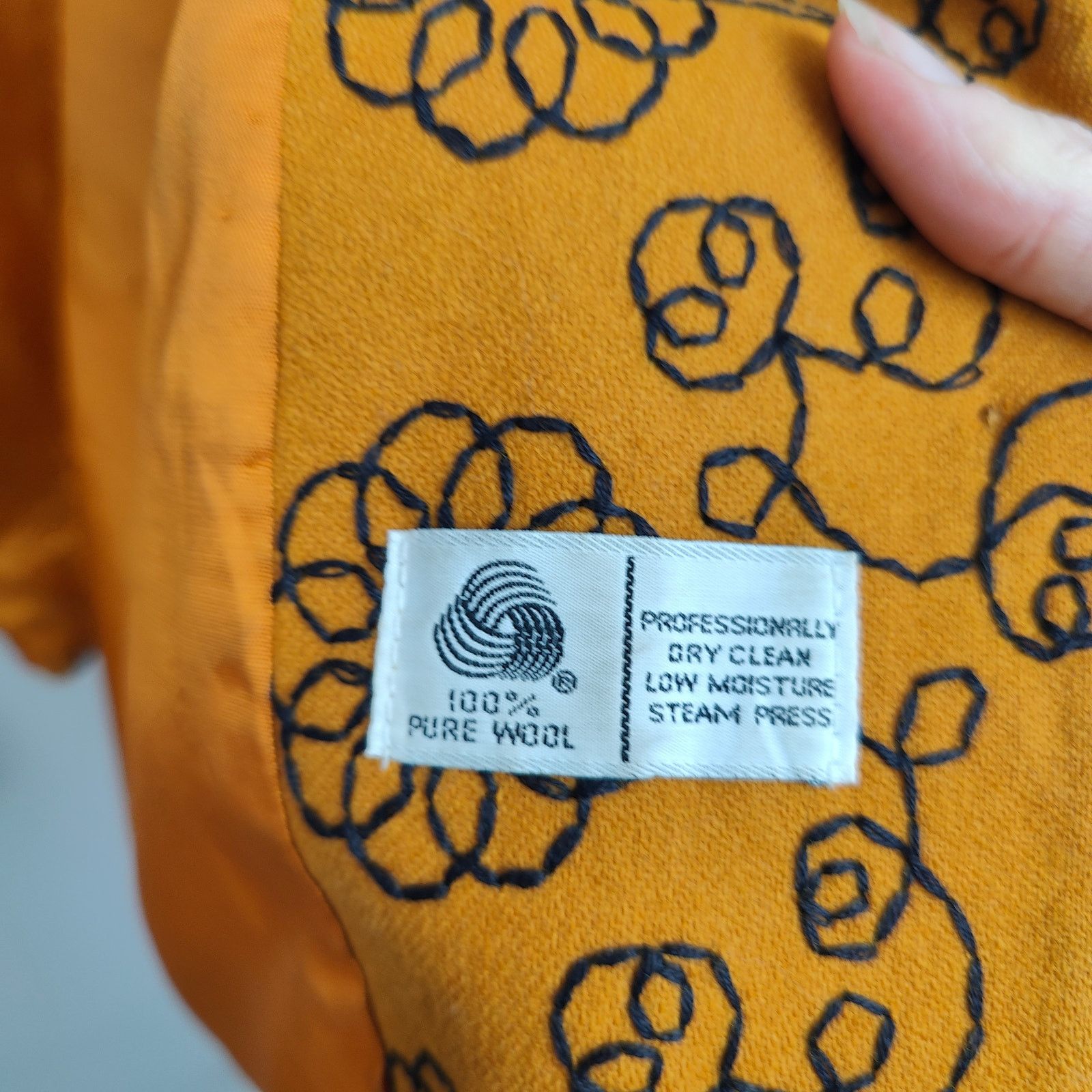 Other Vintage 90s The Works Saks Fifth Avenue Coat Womens 14 Size XL / US 12-14 / IT 48-50 - 7 Thumbnail