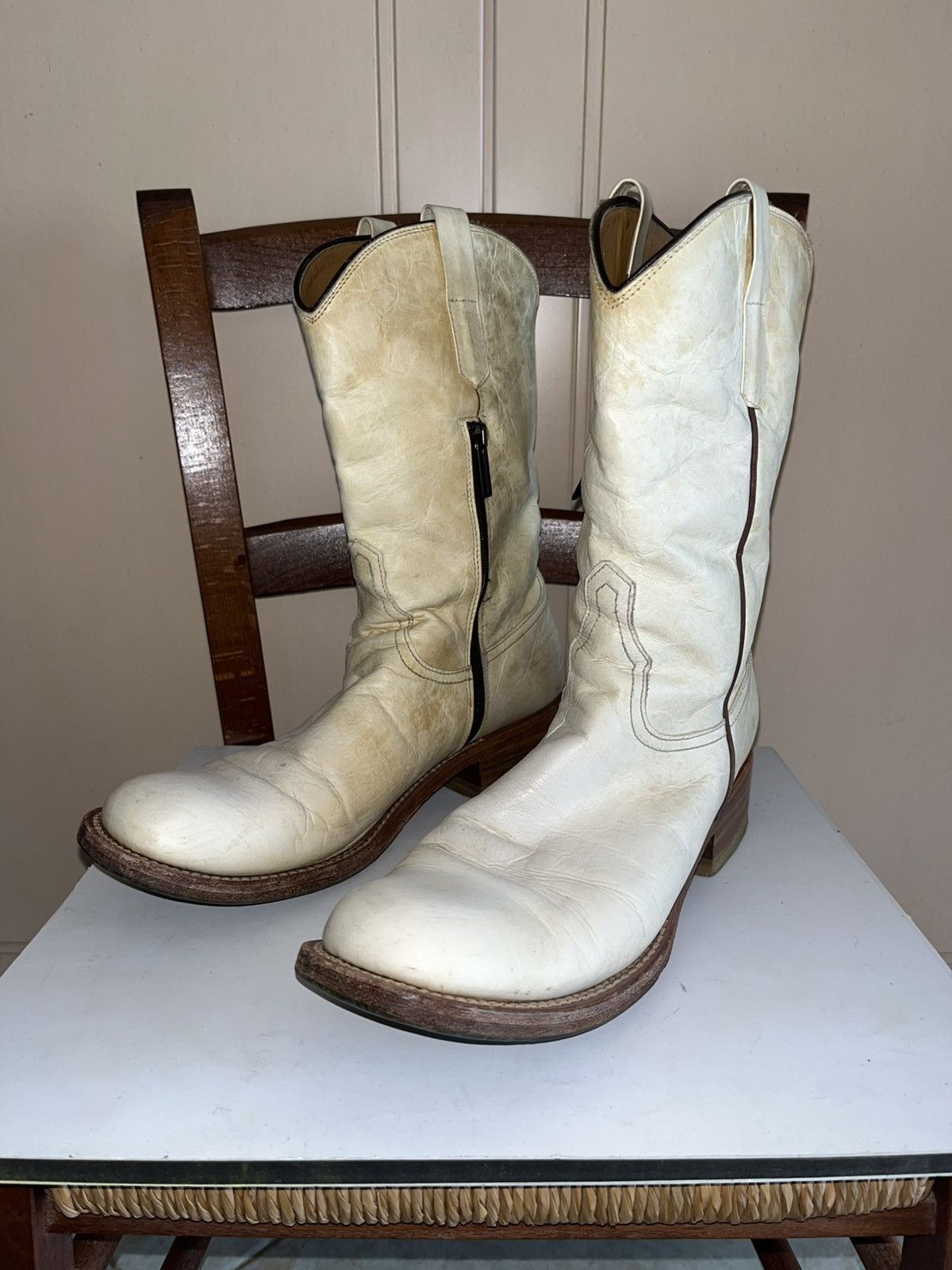 Gianni Barbato Vintage camperos 90’s Gianni Barbato texan embroidery boots Size US 10 / IT 40 - 3 Thumbnail