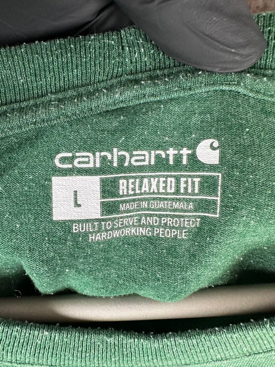 Carhartt Carhartt T-Shirt Relaxed Fit Tee with Pocket Logo Green SS Size US L / EU 52-54 / 3 - 9 Thumbnail