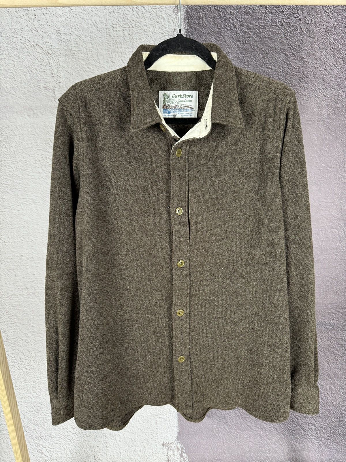 Flannel × Garbstore Garbstore double standard side front pocket flannel shirt Size US M / EU 48-50 / 2 - 2 Thumbnail