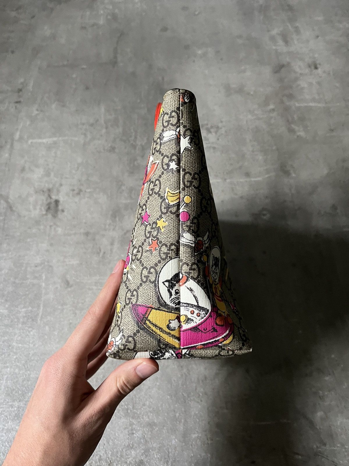 Gucci Gucci GG Monogram Spacecat leather tote bag Size ONE SIZE - 3 Thumbnail