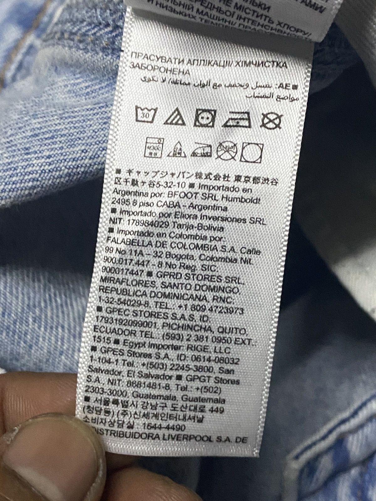 Gap Vintage Gap Carpenter Light Wash Baggy Jeans Size US 29 - 16 Thumbnail
