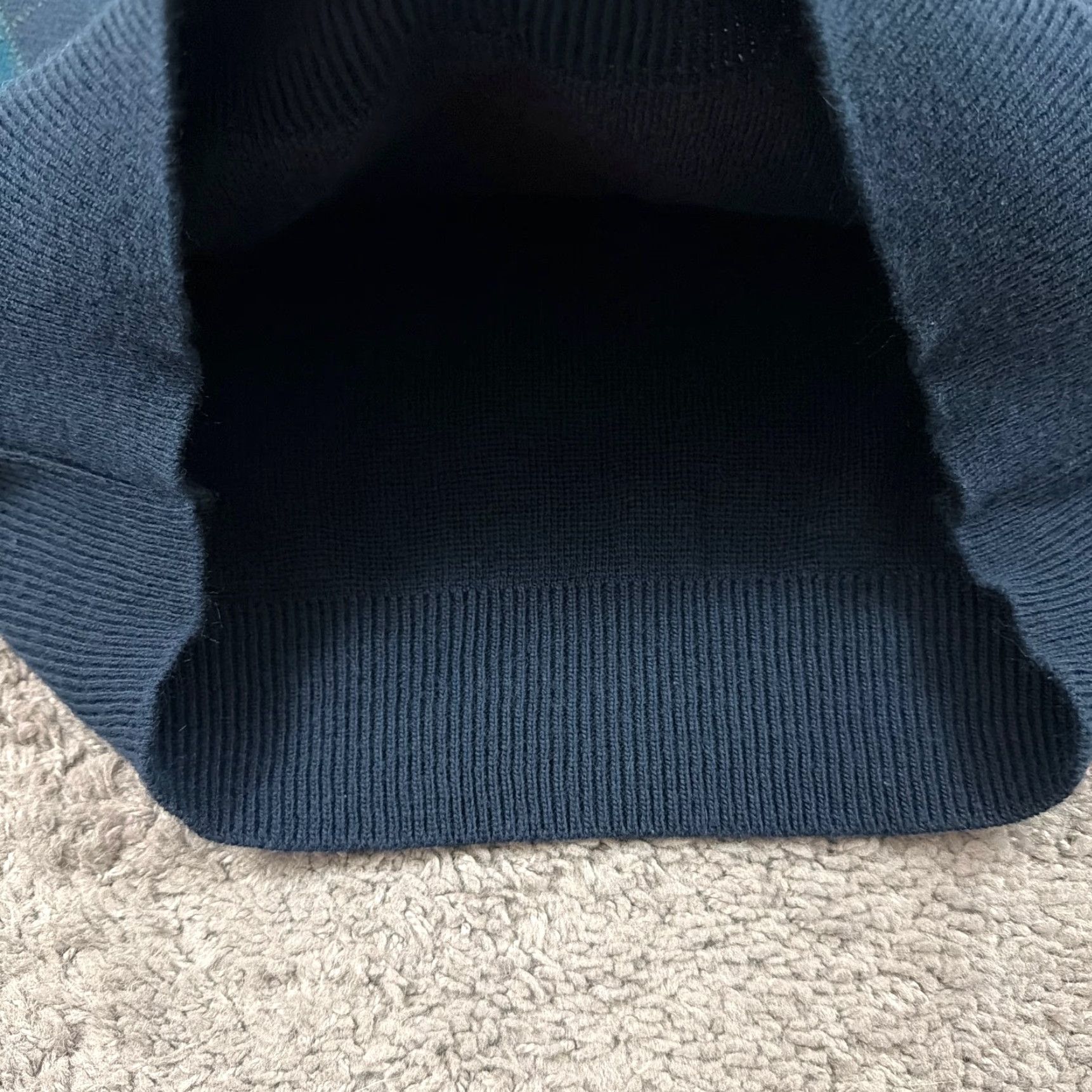 IDEA Idea Uomo Sweater Vest Mens M Blue Wool Argyle V Neck Pullover Made in italy Size US M / EU 48-50 / 2 - 3 Thumbnail
