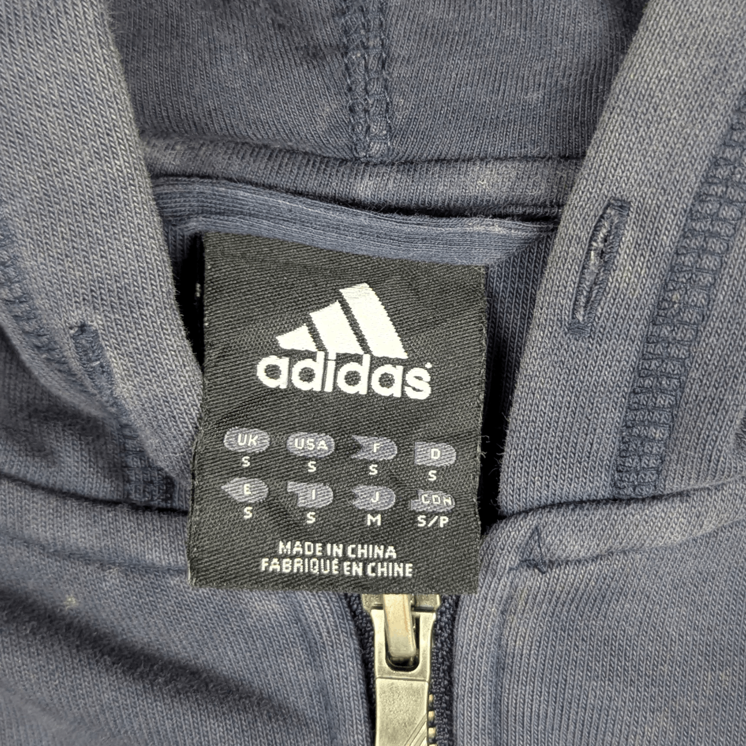 Adidas ADIDAS Zipper Hoodie Sportswear Sweatshirts Hip Hop Size US S / EU 44-46 / 1 - 9 Thumbnail