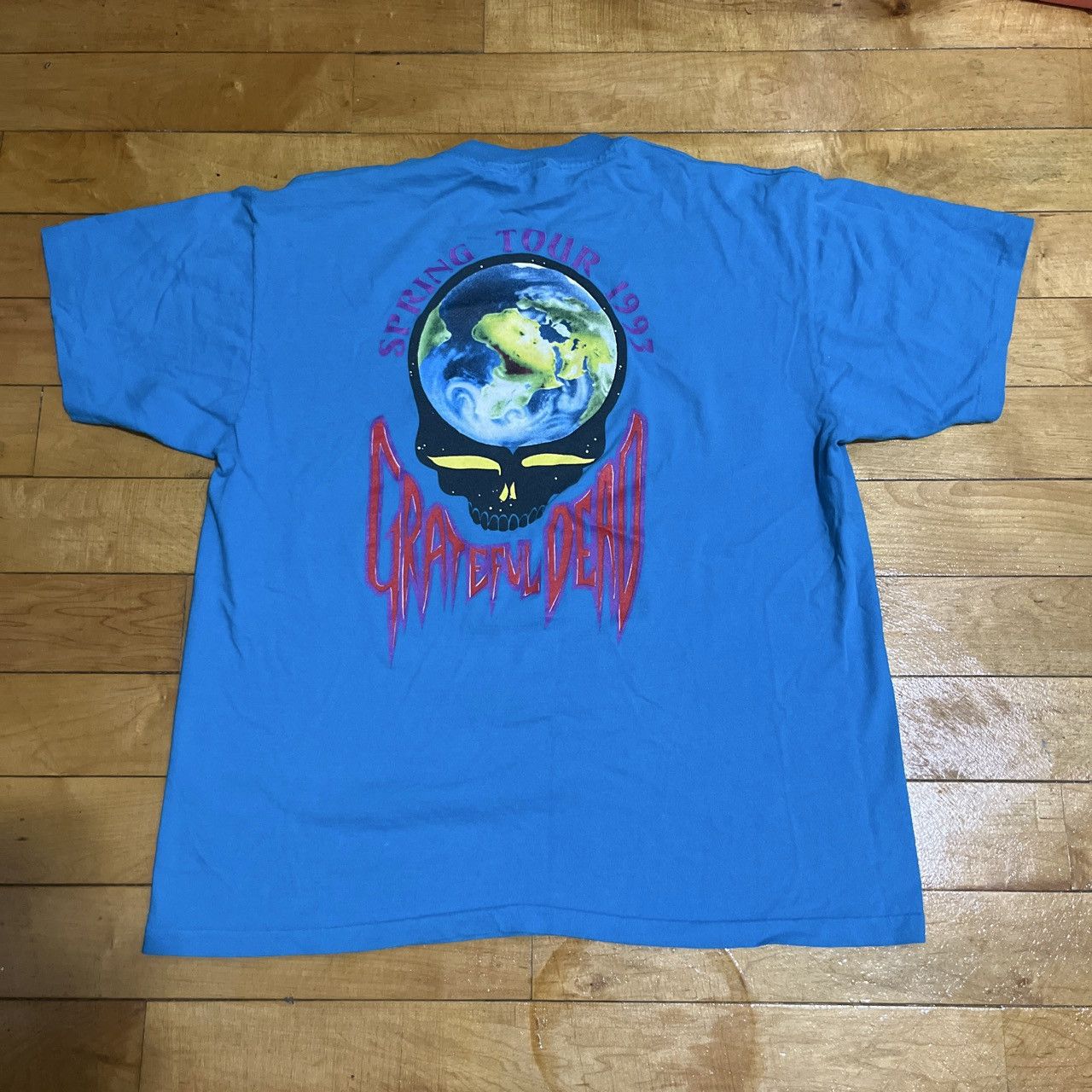 Vintage Vintage 1993 Grateful Dead Spring Rock Tour Paradise T-Shirt Size US XL / EU 56 / 4 - 1 Thumbnail