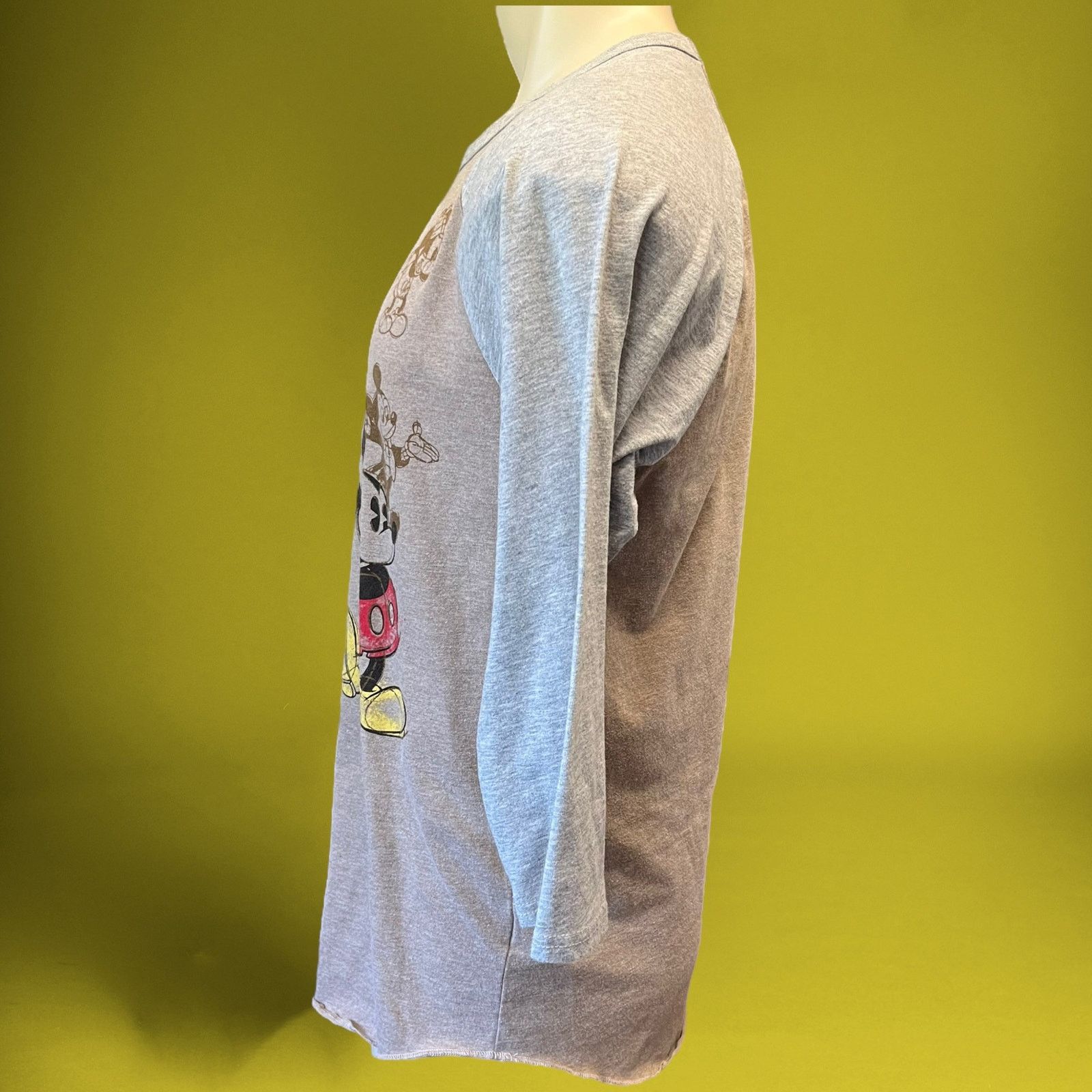 Disney Disney Mickey Mouse Changes 3/4 Length Sleeve Baseball JJ-13 Size L / US 10 / IT 46 - 3 Thumbnail