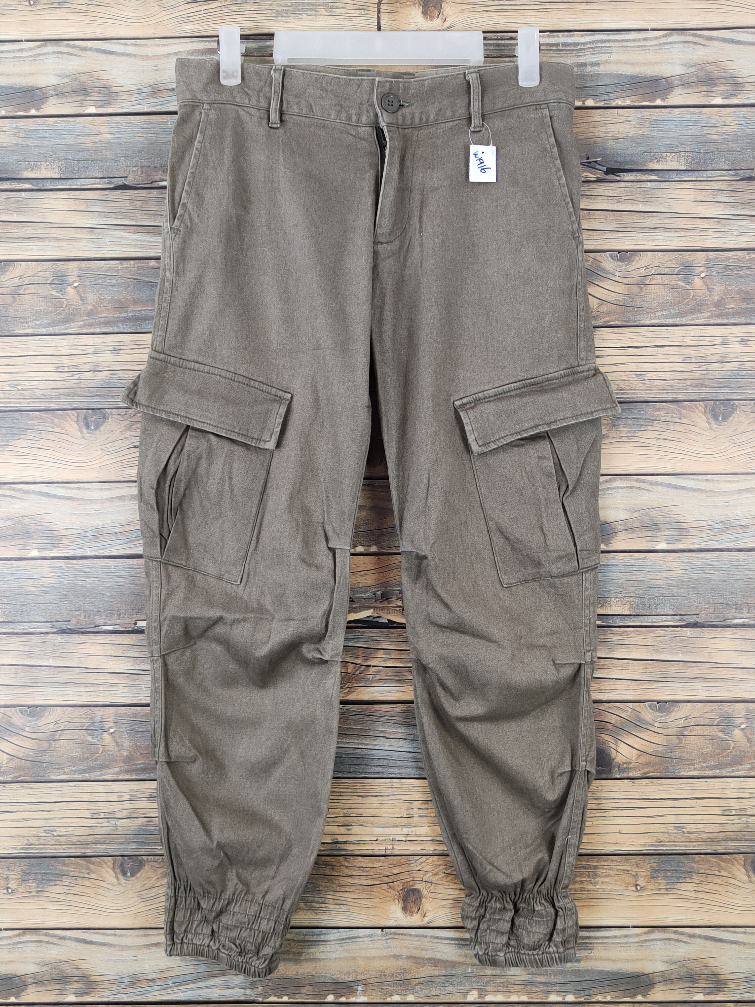 Japanese Brand Japanese Brand Olive Multipocket Tactical Joggers #W1916 Size US 31 - 1 Thumbnail