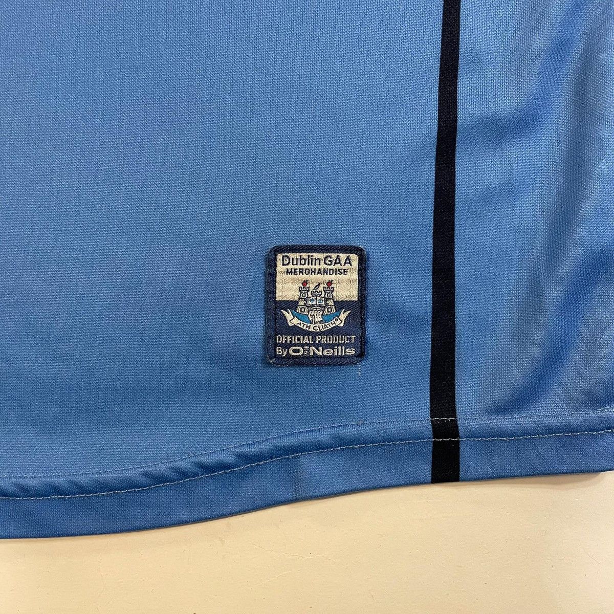 O'Neills Ath cliath GAA jersey in blue and white polo shirt tee rugby Size US L / EU 52-54 / 3 - 7 Thumbnail