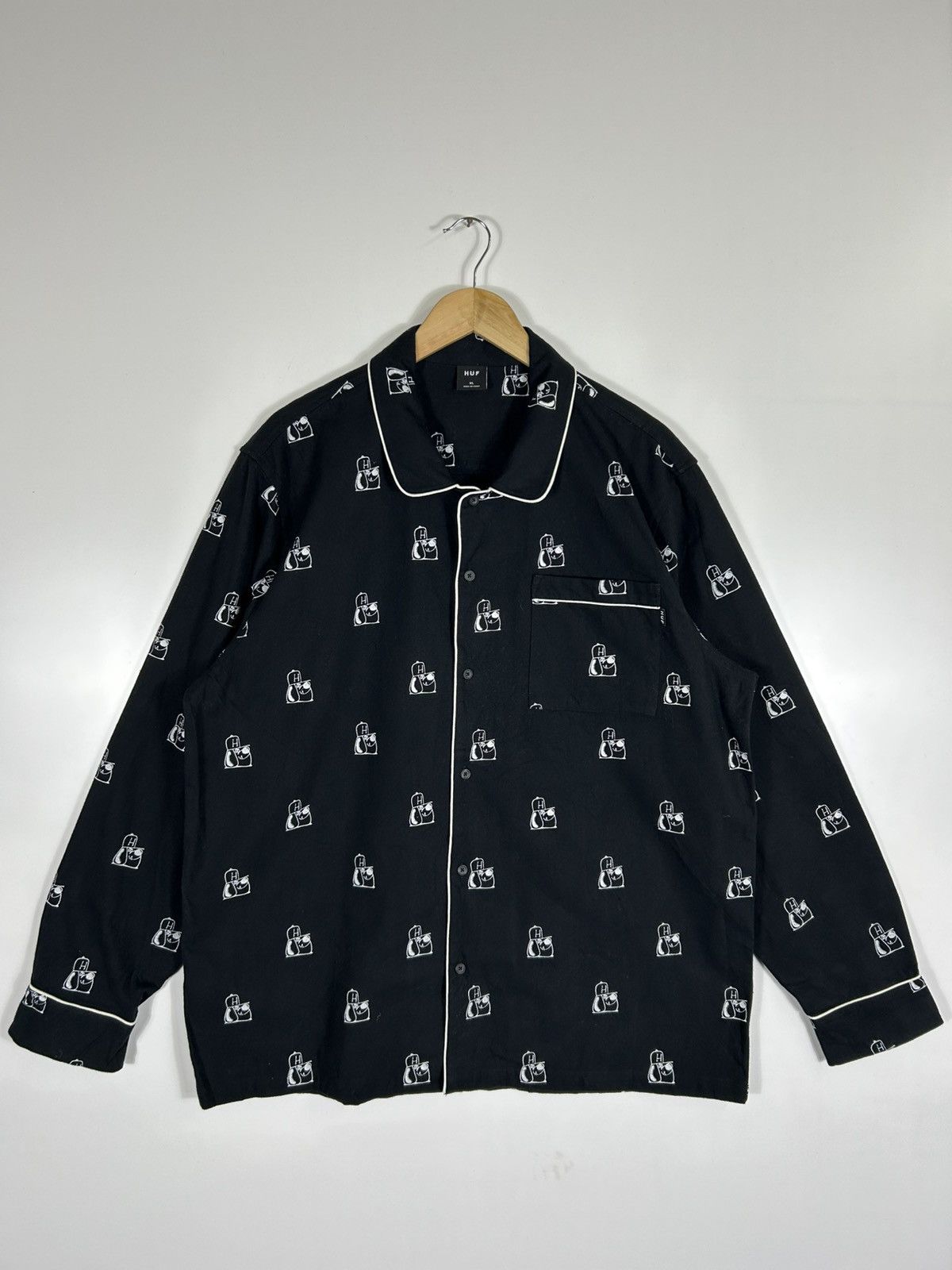 Huf × Sex Skateboards 🔥Huf Button Shirt Jacket Size US XL / EU 56 / 4 - 1 Thumbnail