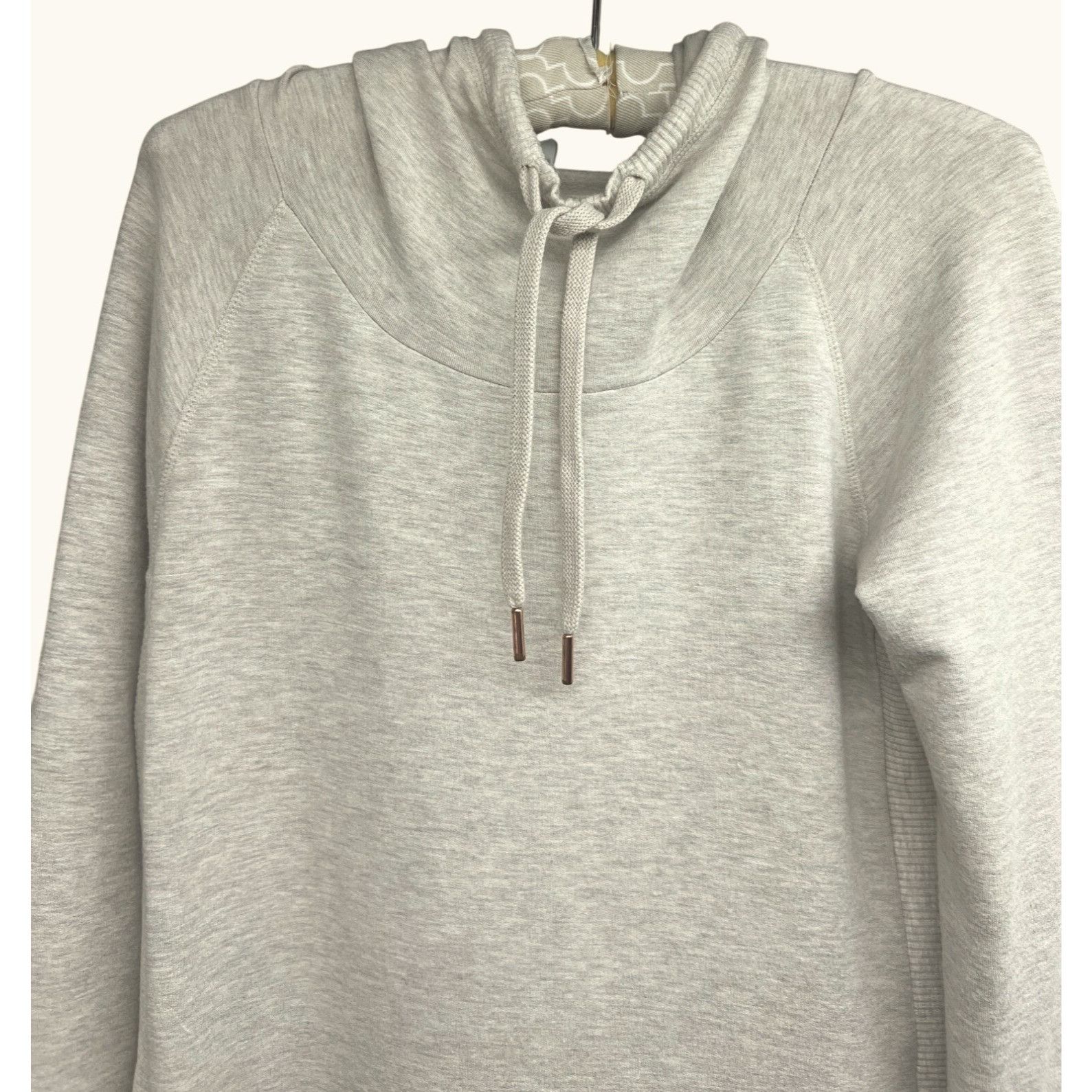 Athleta Athleta Cozy Karma Beige Pullover Boho Hoodie Dress XS Faux Size XS / US 0-2 / IT 36-38 - 4 Thumbnail