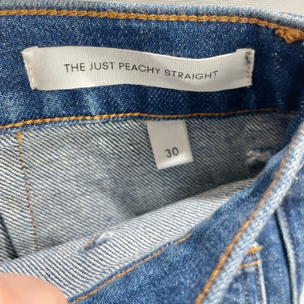 Aritzia Denim Forum Just Peachy Straight Boot Cut Jeans Size 30 Size 30" / US 8 / IT 44 - 8 Thumbnail