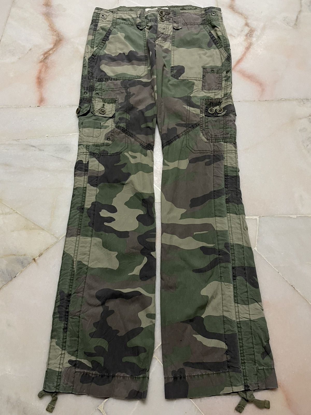 Abercrombie & Fitch Vintage Abercrombie & Fitch Camouflage Rare Tactical Cargo Size 30" / US 8 / IT 44 - 2 Thumbnail