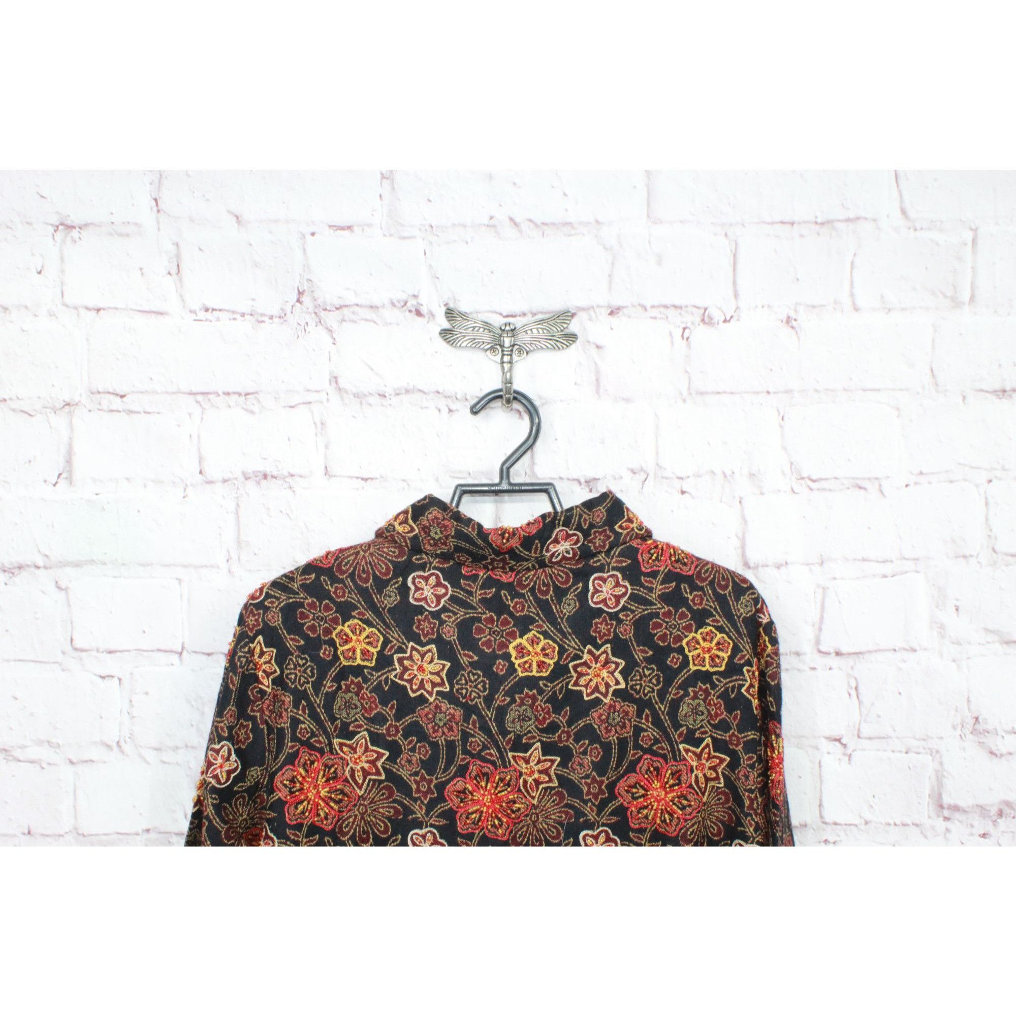 Other Appleseeds Black Orange Embroidered Paisley Blazer Women’s S Size S / US 4 / IT 40 - 8 Thumbnail