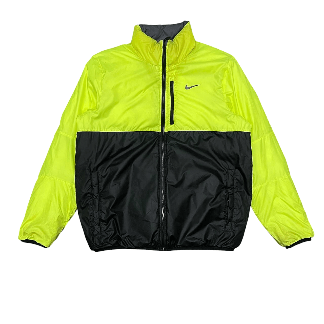Nike Vintage Nike Swoosh Puffer Jacket Reversible Size US L / EU 52-54 / 3 - 12 Thumbnail