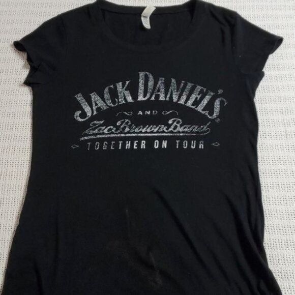 Vintage Bella Zac Brown Band #7 Concert Sz M Black SS T-shirt Size US M / EU 48-50 / 2 - 1 Thumbnail