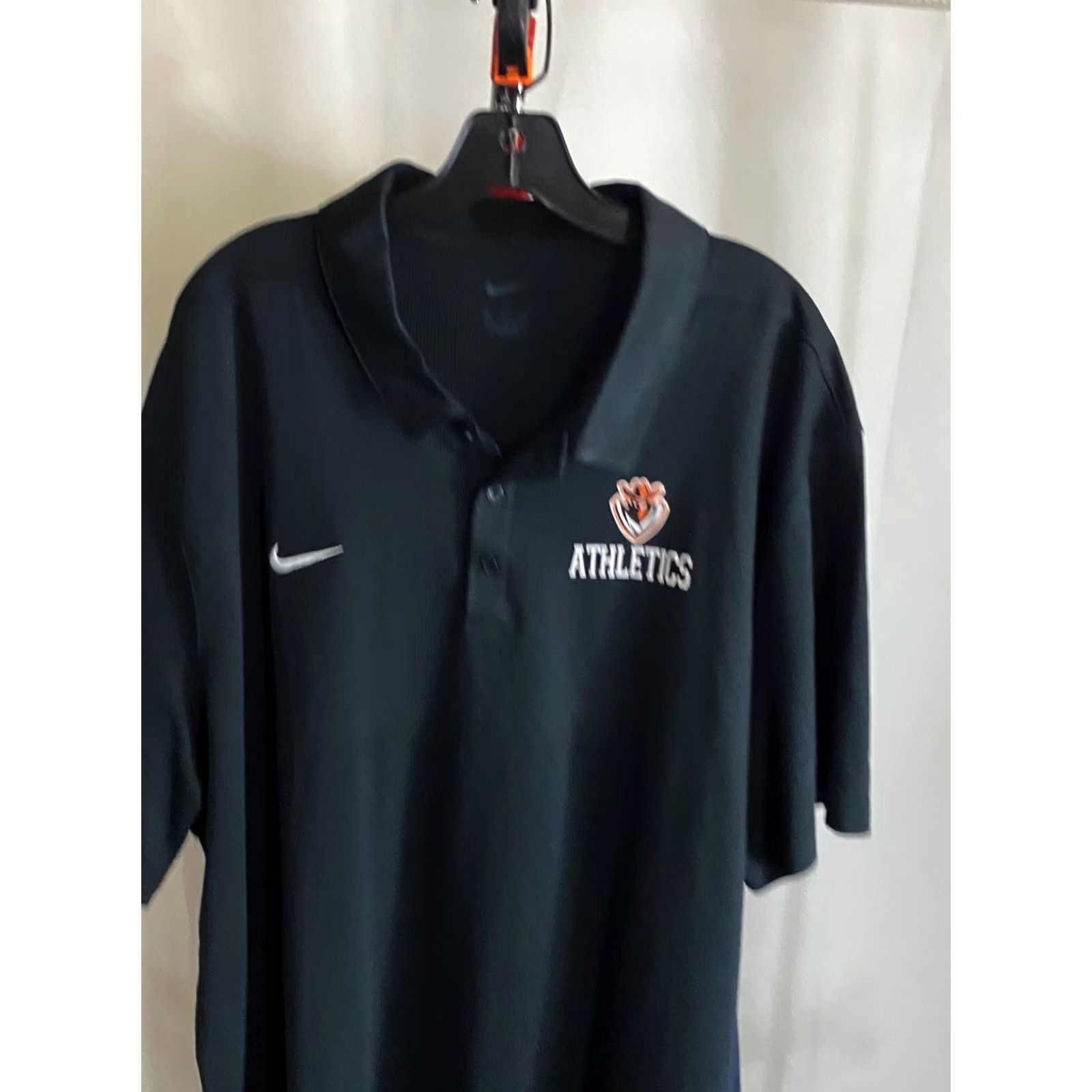 Nike Nike Polo Shirt Mens 3XL Sharp Poly POLO Shirt Chapparal Athletics Size US XXL / EU 58 / 5 - 4 Thumbnail