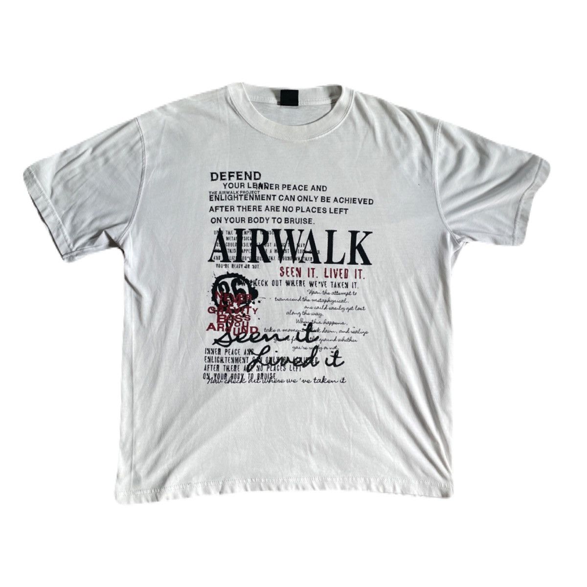 If Six Was Nine 2000s Japanese archive Gyaruo Vkei Poem Tee Y2K Size US L / EU 52-54 / 3 - 2 Thumbnail