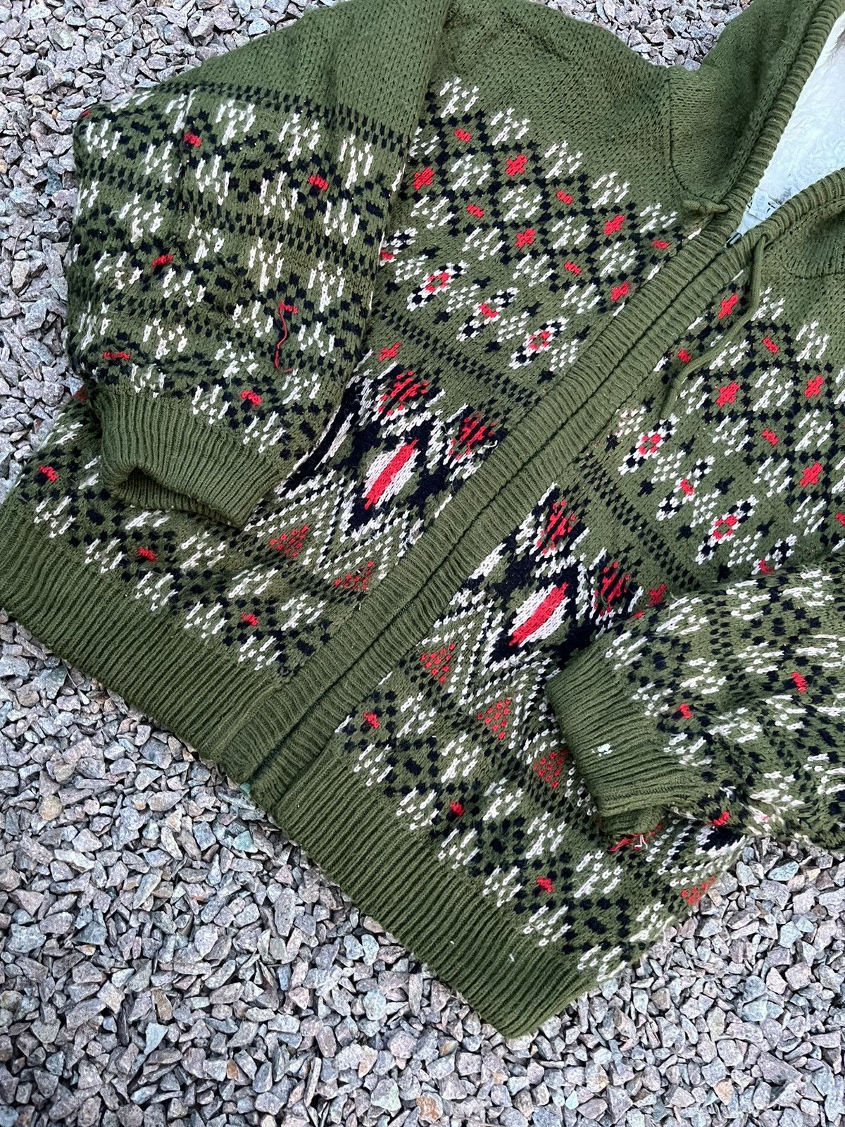 Japanese Brand 🔥90s HEAVY KNITWEAR TRIBAL NAVAJO KAPITAL STYLE Size US L / EU 52-54 / 3 - 4 Thumbnail