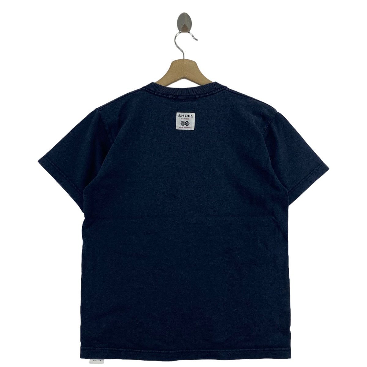 Japanese Brand SHUIP Japanese Brand Print Navy Short Sleeve Shirt Size US S / EU 44-46 / 1 - 3 Thumbnail