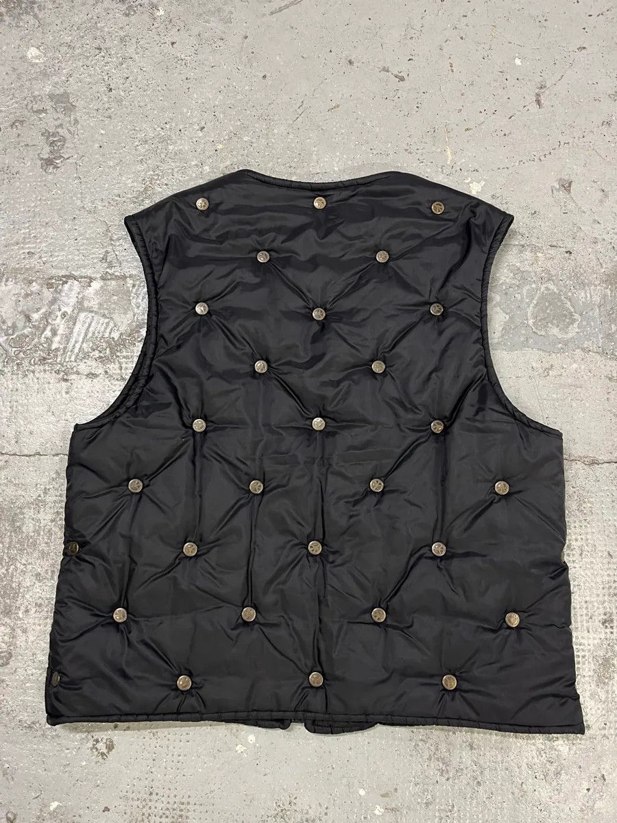 Moschino 1990s Moschino Black Studded Puffer Vest Size US S / EU 44-46 / 1 - 6 Thumbnail