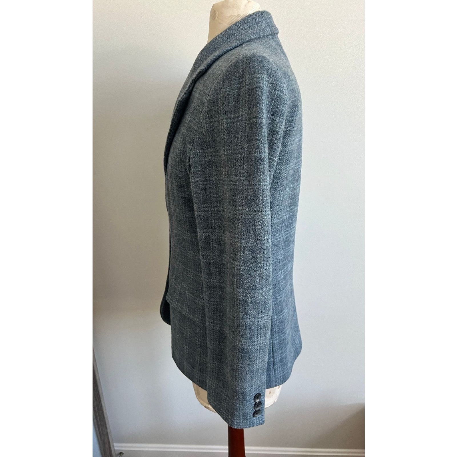 Pendleton Pendleton Women's Plaid Wool Blend Blue Jacket Petite Size 8 Size M / US 6-8 / IT 42-44 - 5 Thumbnail