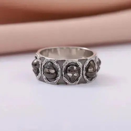 Other Skull Rings Size 7 8 9 10 11 Size ONE SIZE - 4 Thumbnail