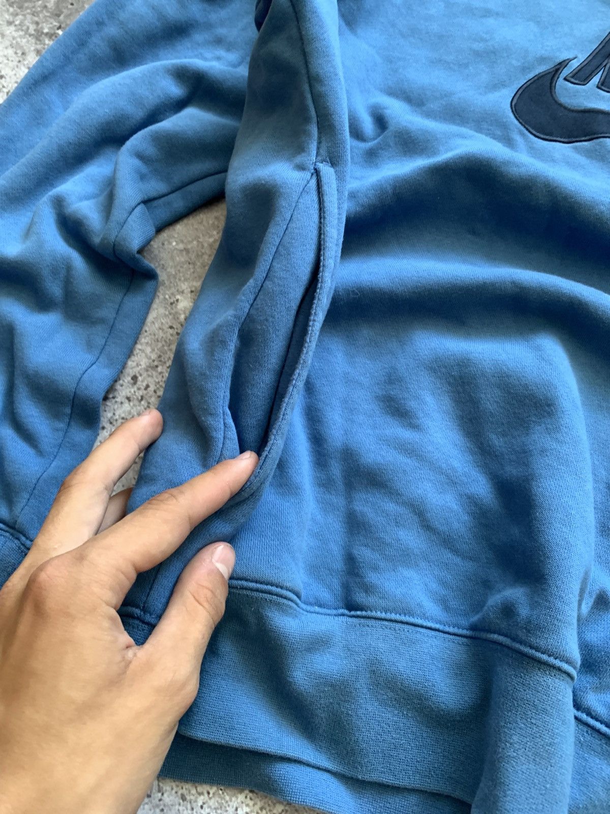 Nike 🔥VINTAGE NIKE 00’s BOX LOGO HOODIE Size US L / EU 52-54 / 3 - 6 Thumbnail