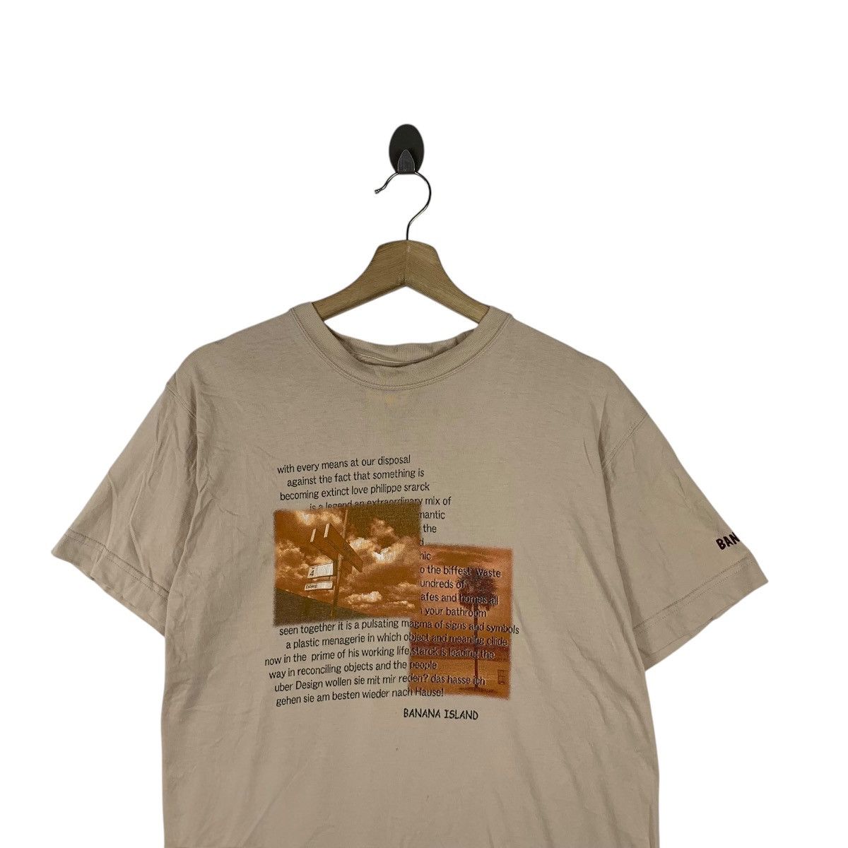 Vintage Vintage HAWAII BANANA ISLAND Long Board Surf Tee Shirt Top Size M / US 6-8 / IT 42-44 - 2 Thumbnail