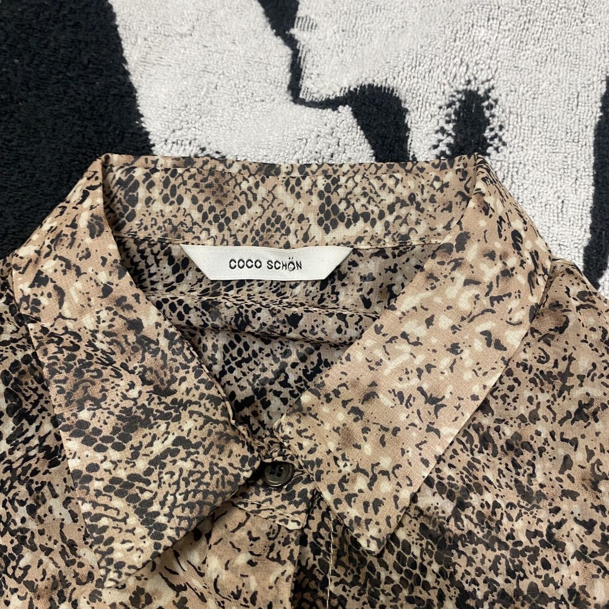If Six Was Nine Y2K style coco schon - snake skin button shirt Size M / US 6-8 / IT 42-44 - 6 Thumbnail