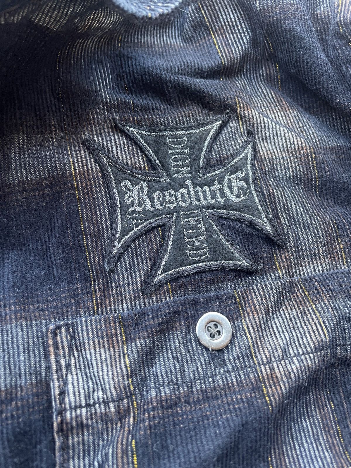 If Six Was Nine 2000s Japanese archive Vkei Patch Plaid Shirts Y2K Size US S / EU 44-46 / 1 - 7 Thumbnail